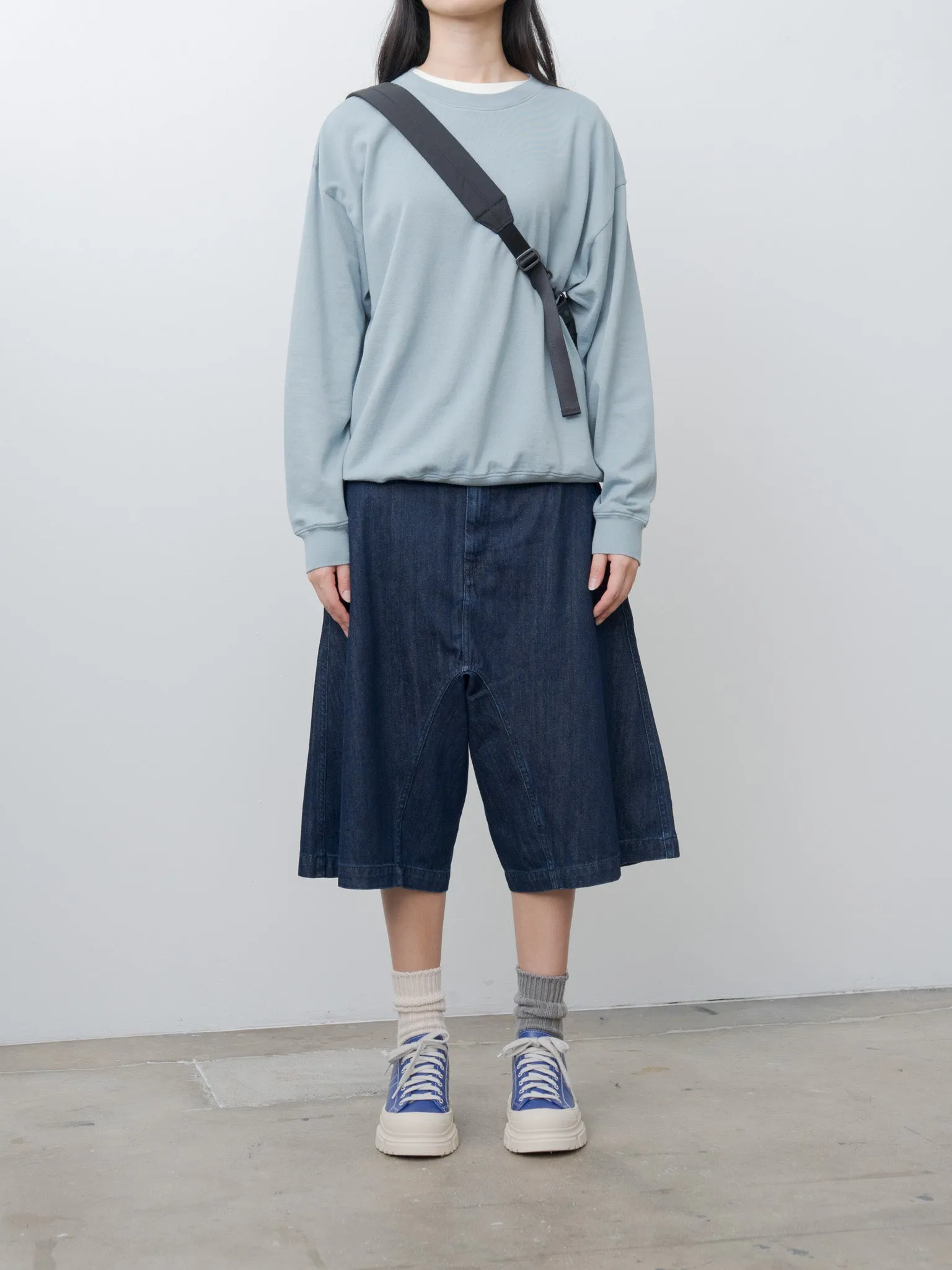 Super High Gauge Sweat P/O - Blue Gray sold by Namu Shop product image thumbnail 3