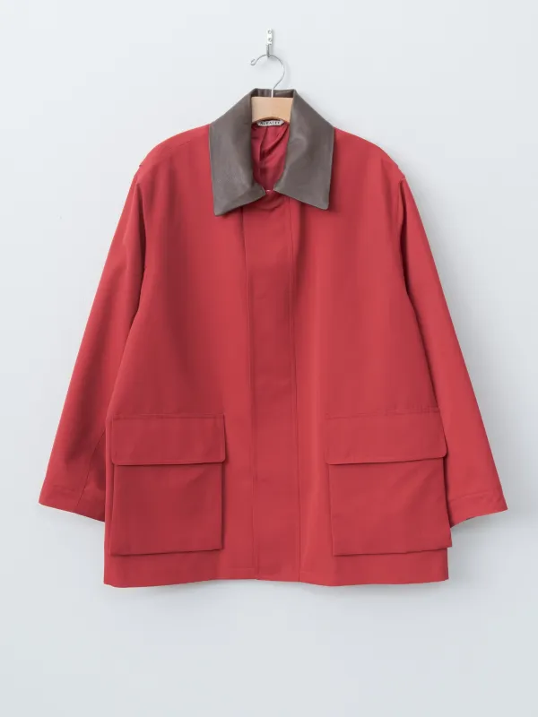 Wool Max Canvas Blouson - Red sold by Namu Shop
