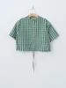 LUNA-W Shirt - Green Check sold by Namu Shop