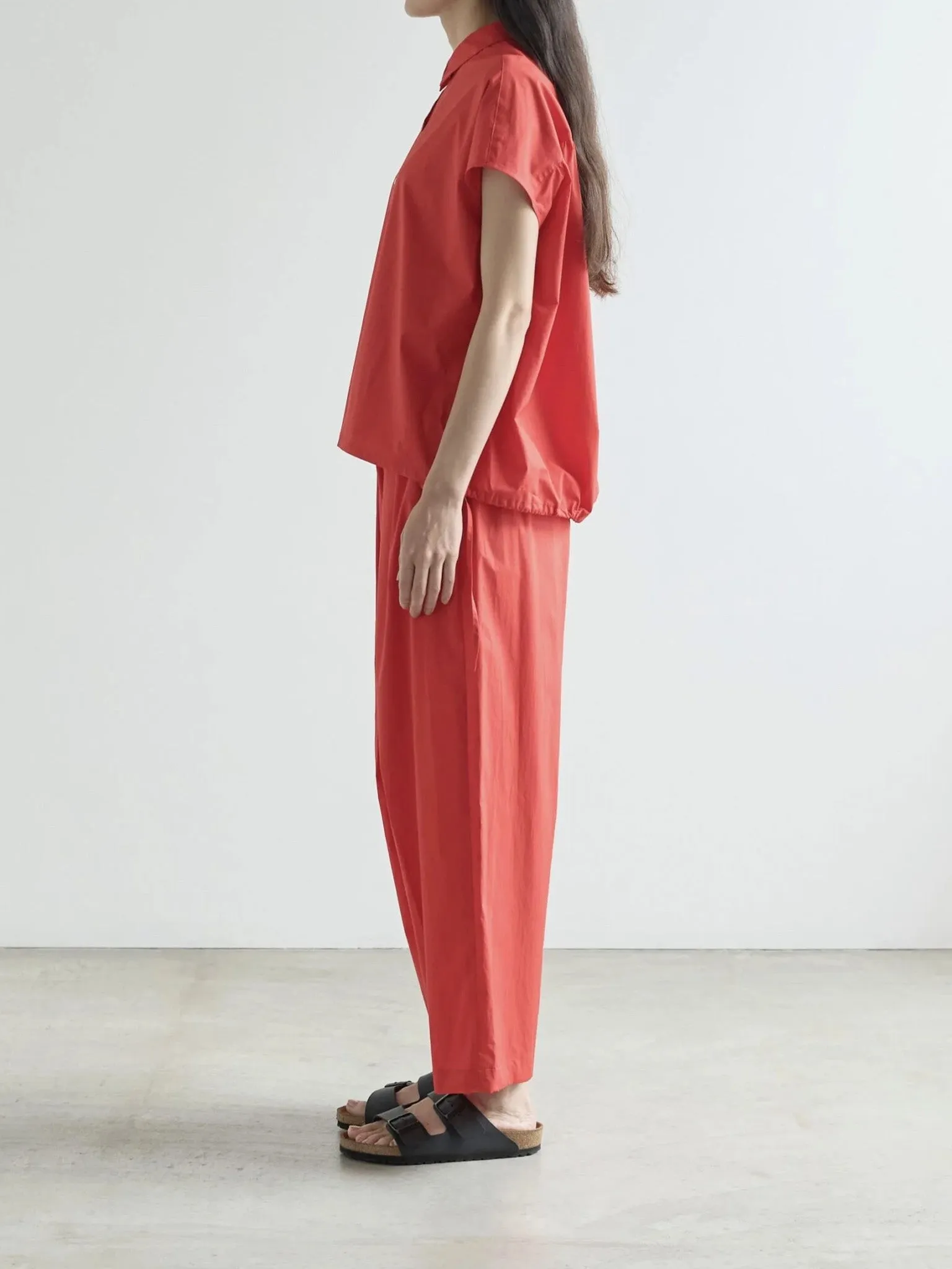 HAKAMA-POPLIN Trousers - Red sold by Namu Shop product image thumbnail 3