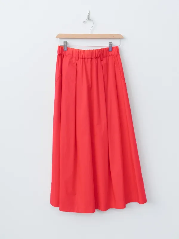 LOLA-POPLIN Skirt - Red sold by Namu Shop
