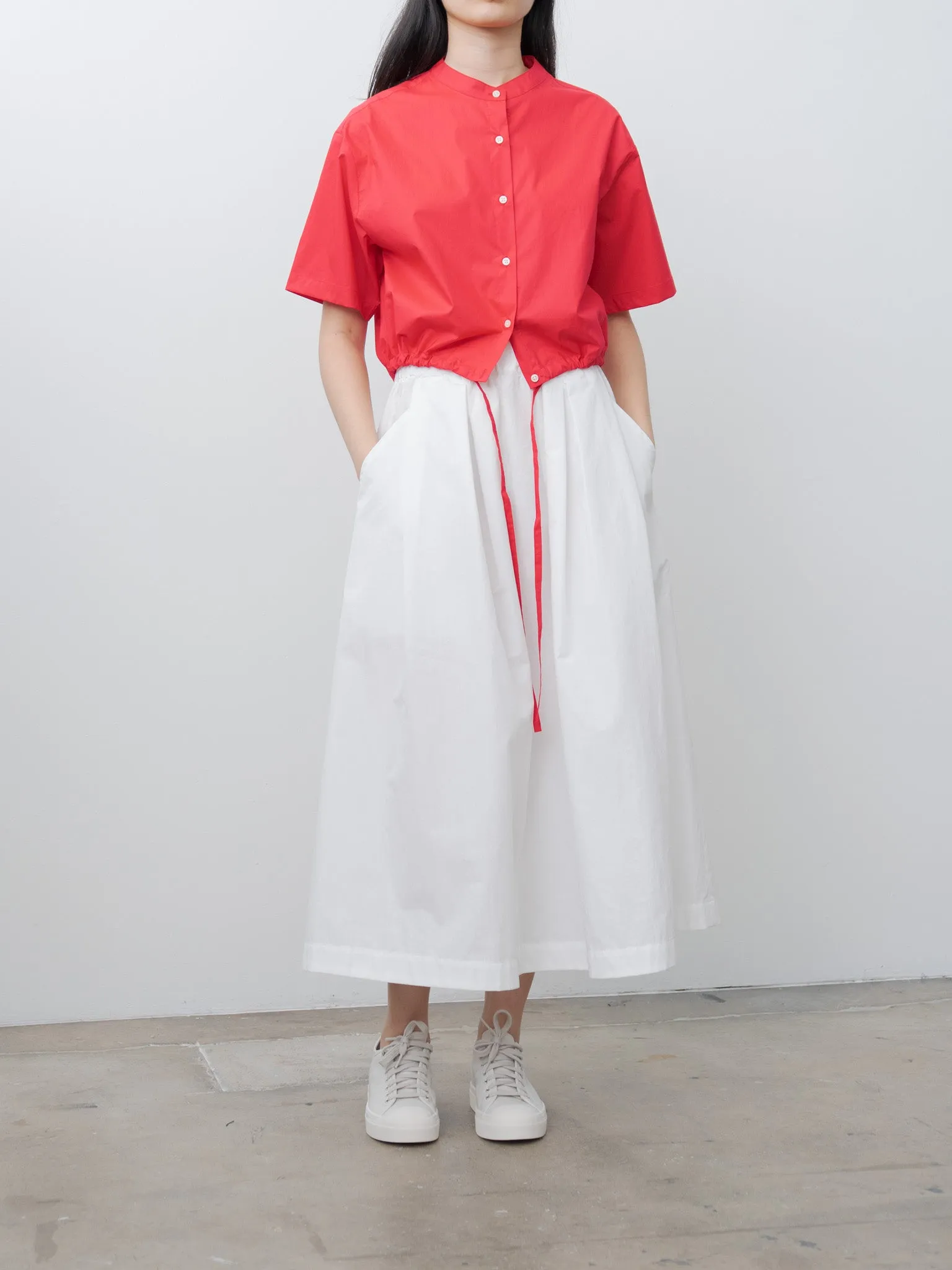 LUNA-POPLIN Shirt - Red sold by Namu Shop product image thumbnail 3