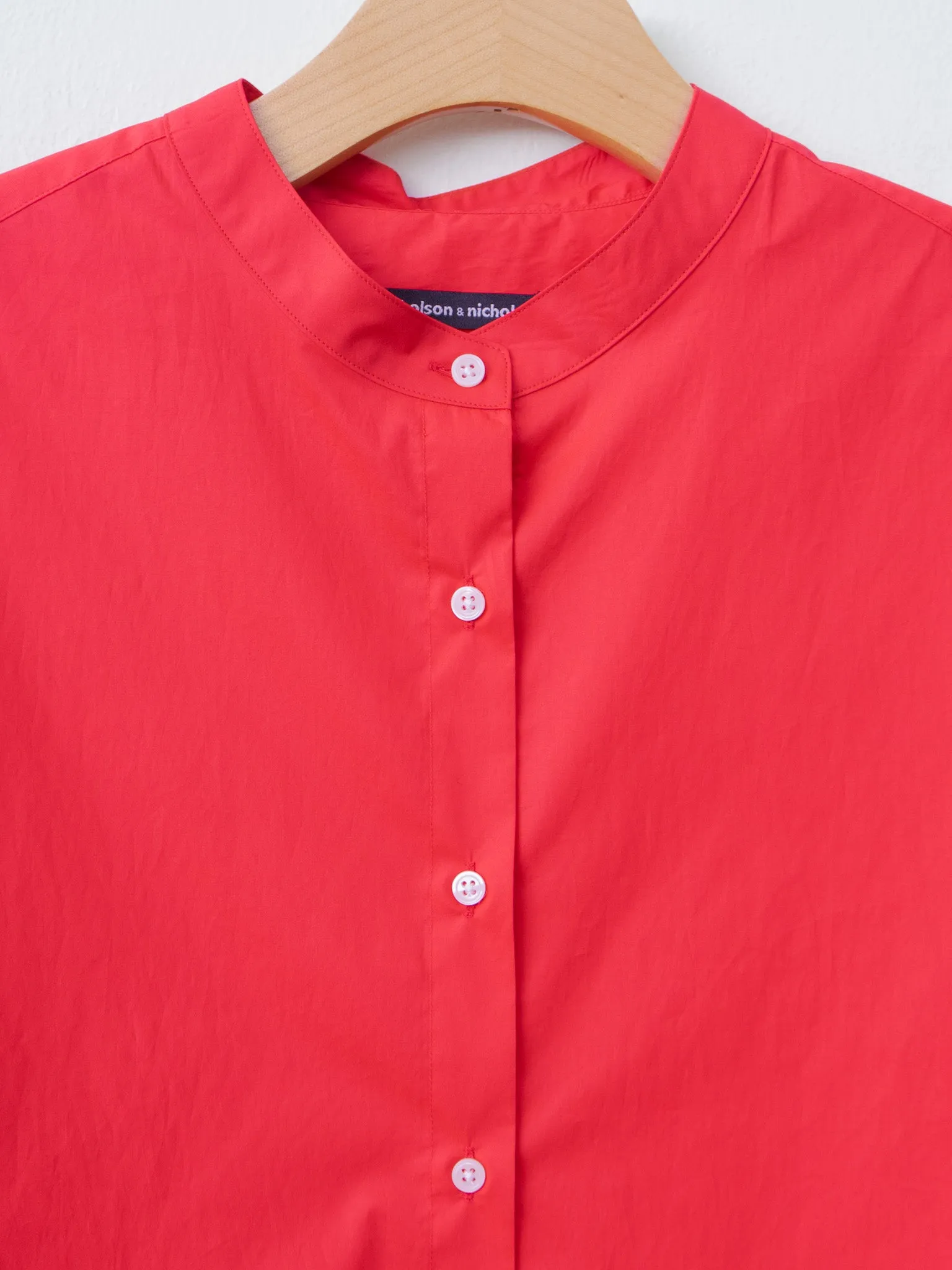 LUNA-POPLIN Shirt - Red sold by Namu Shop product image thumbnail 5