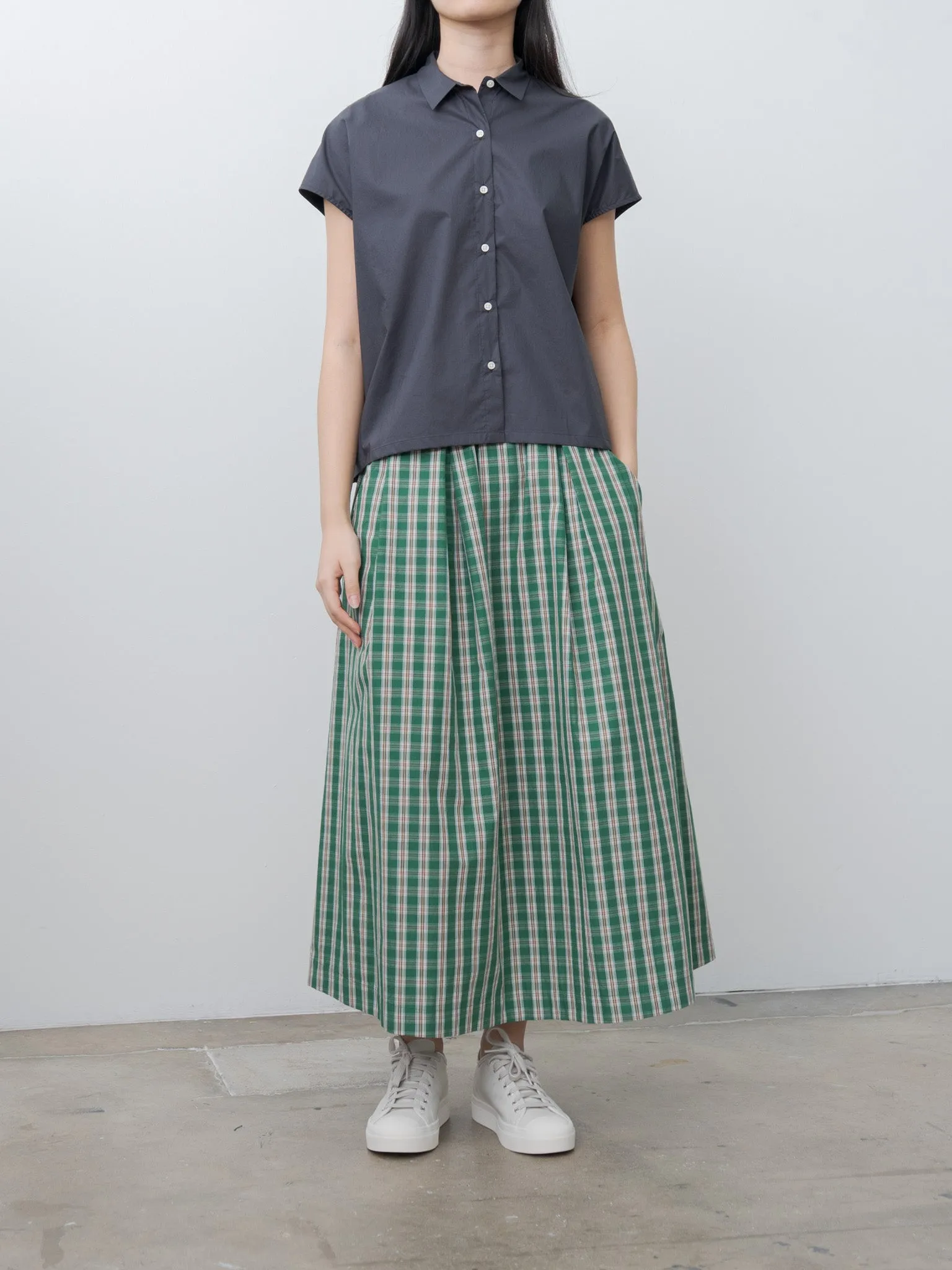 TENDER-POPLIN Shirt - Navy sold by Namu Shop product image thumbnail 2