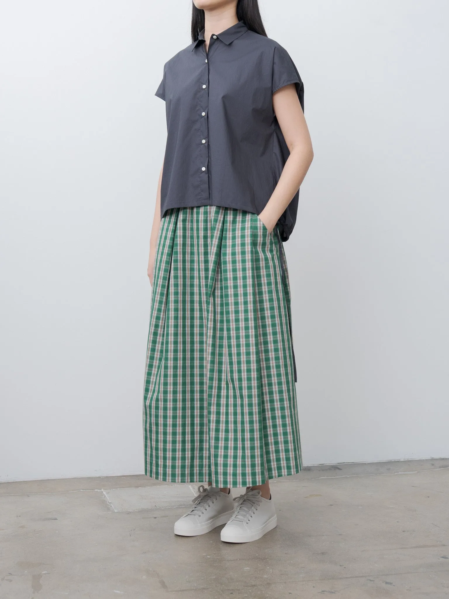 TENDER-POPLIN Shirt - Navy sold by Namu Shop product image thumbnail 3