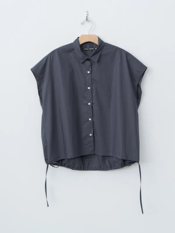 TENDER-POPLIN Shirt - Navy sold by Namu Shop