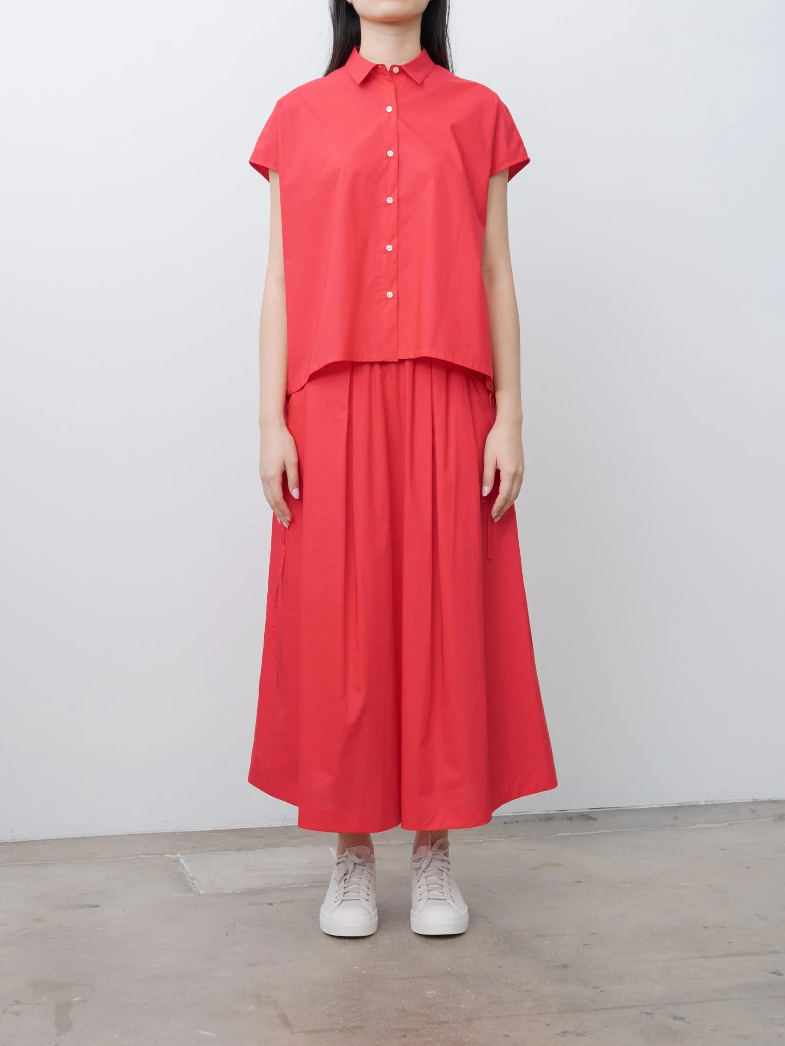 TENDER-POPLIN Shirt - Red sold by Namu Shop product image thumbnail 3