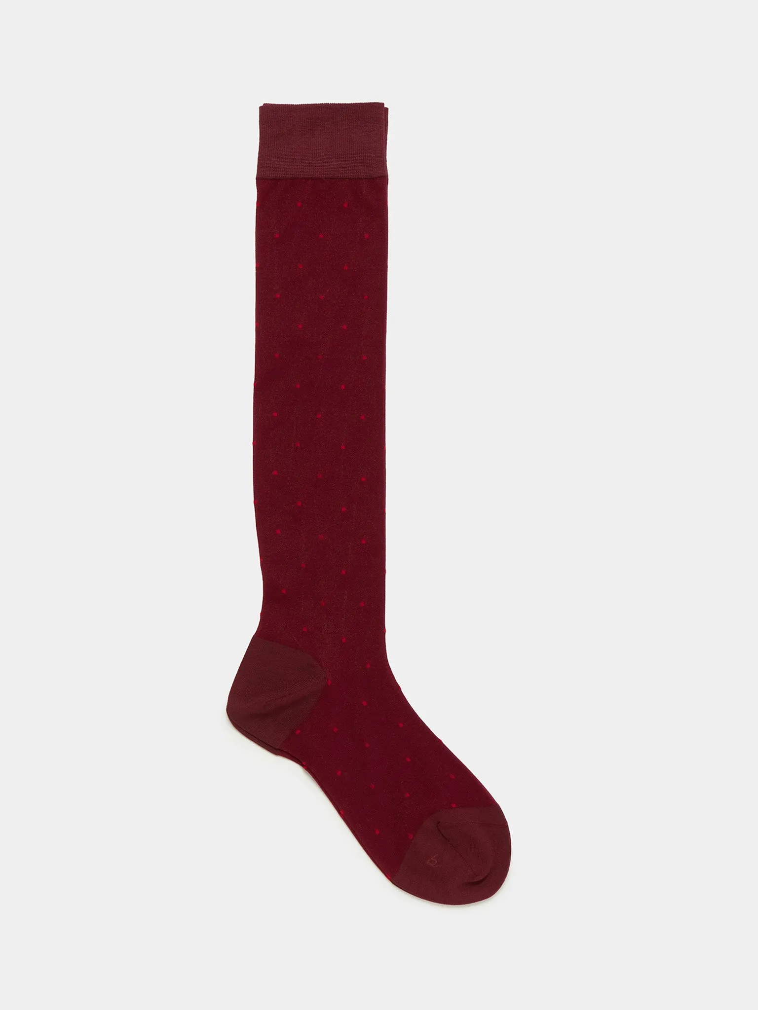 Pin Dot Stocking - Black, Burgundy sold by Namu Shop product image thumbnail 3
