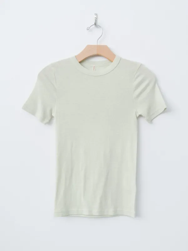 Cotton Silk Basic T-Shirt - Sage sold by Namu Shop