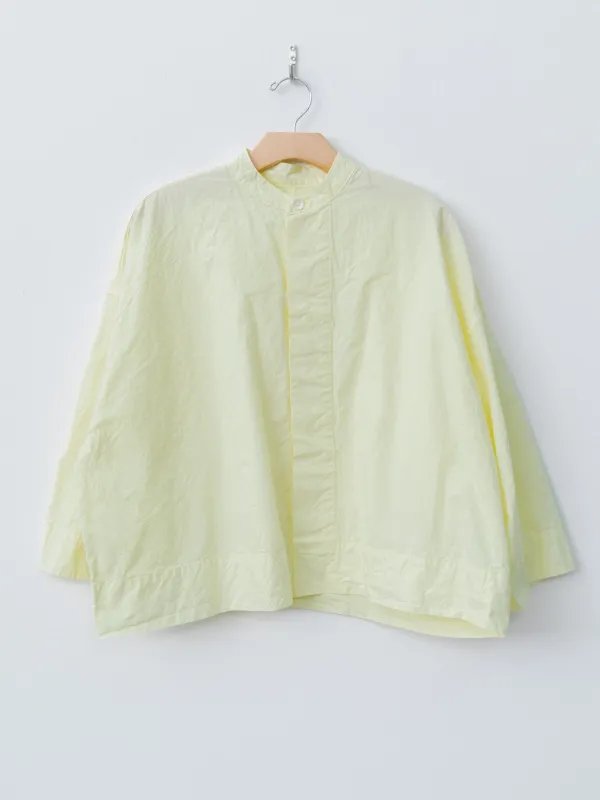 Compact Broadcloth Shirt - Ivory Yellow sold by Namu Shop