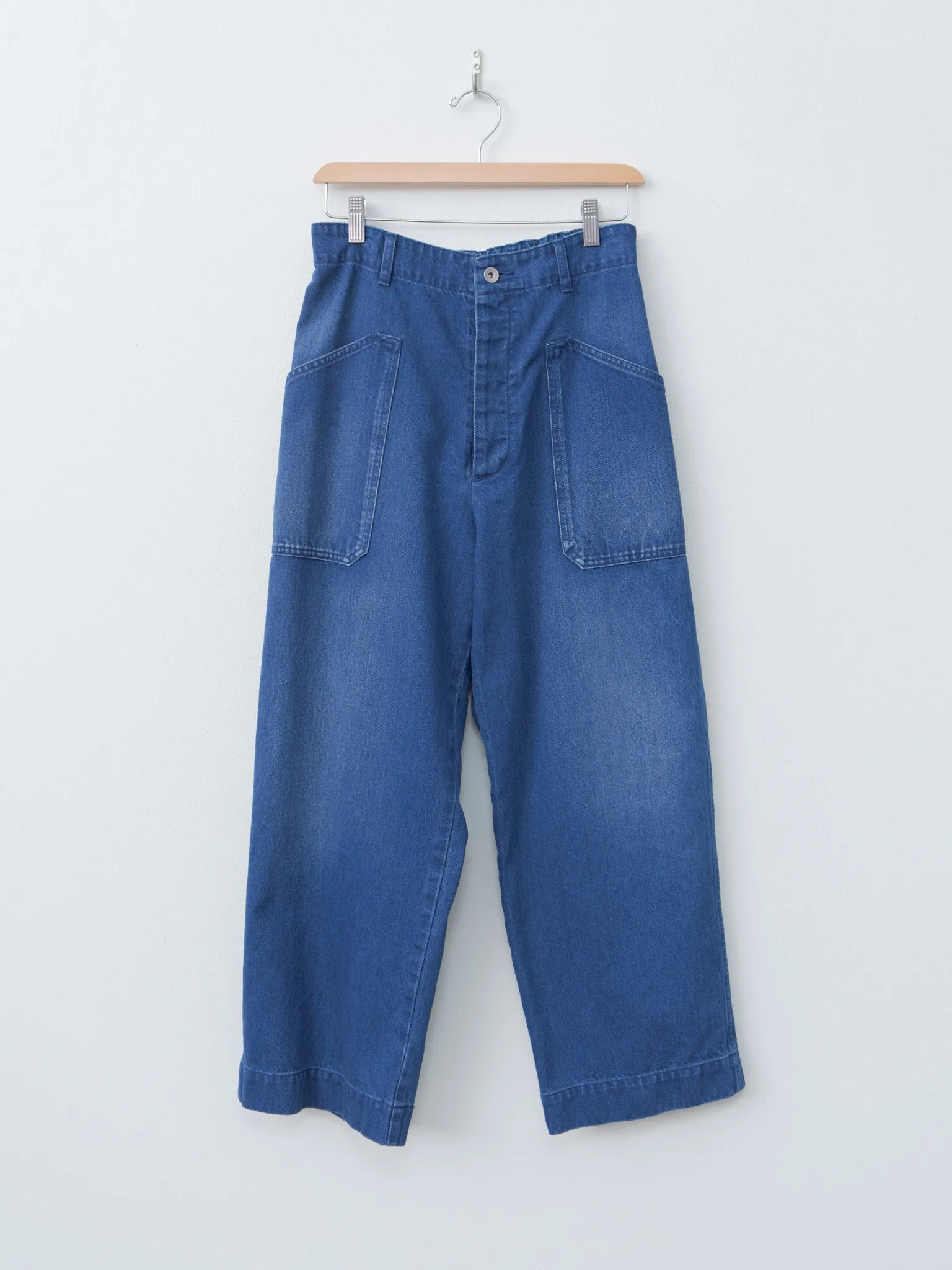 Denim Utility Pants - Blue Indigo sold by Namu Shop