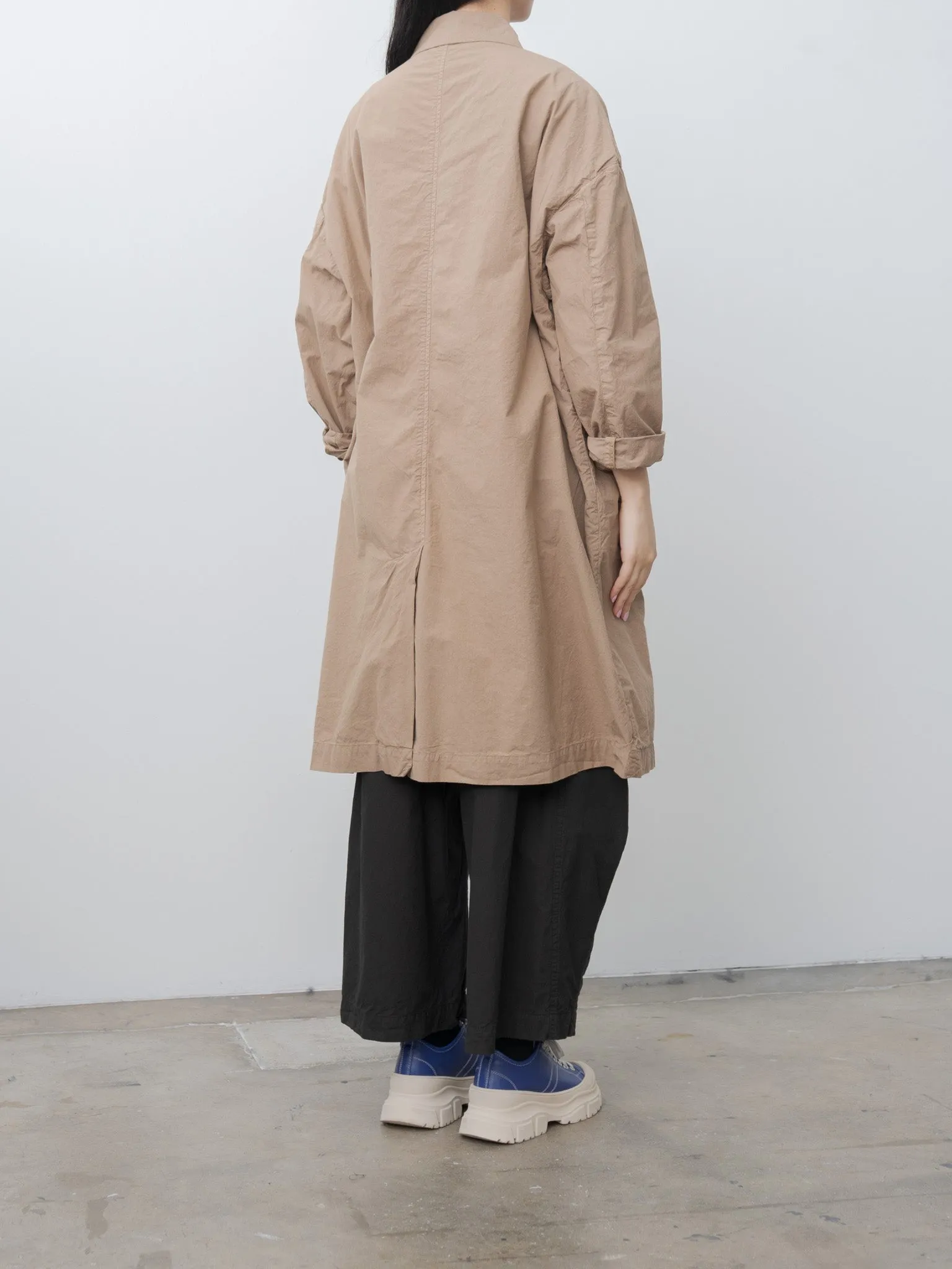 Cotton Silk Coat - Brown sold by Namu Shop product image thumbnail 5