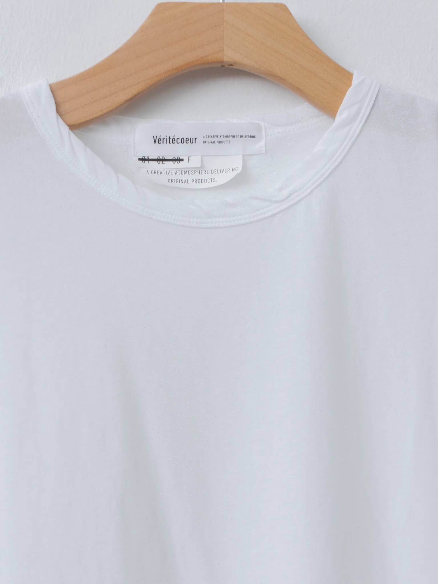 High Twist Jersey Crewneck T-Shirt - White sold by Namu Shop product image thumbnail 2
