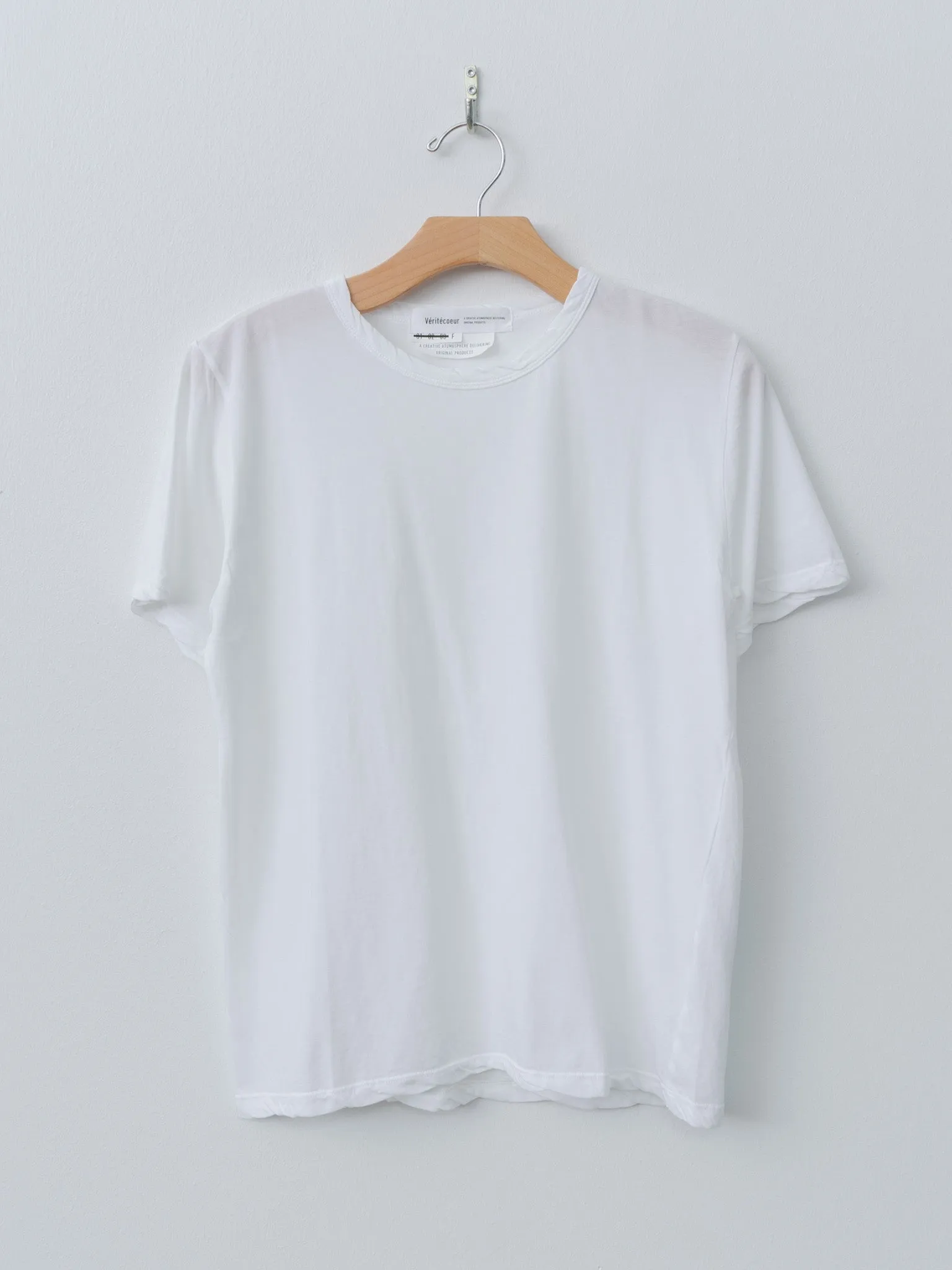High Twist Jersey Crewneck T-Shirt - White sold by Namu Shop