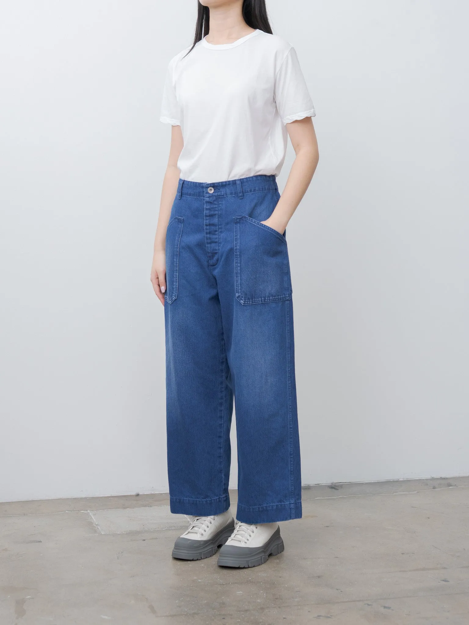 High Twist Jersey Crewneck T-Shirt - White sold by Namu Shop product image thumbnail 3