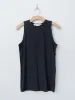 High Twist Jersey Crewneck Tank Top - Black sold by Namu Shop