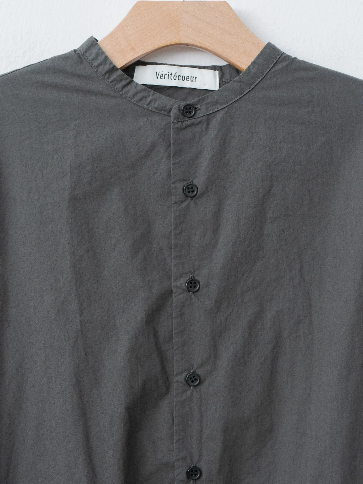 Gathered Blouse - Sumikuro (Charcoal Black) sold by Namu Shop product image thumbnail 5