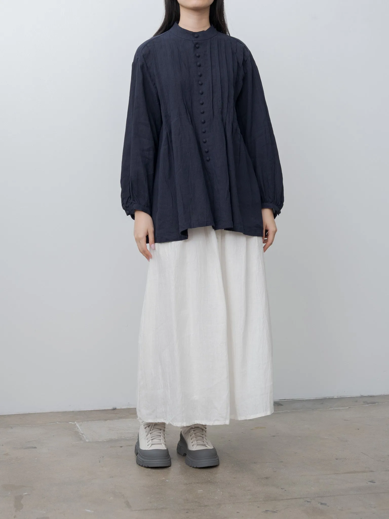 French Linen Shirt - Navy sold by Namu Shop product image thumbnail 2