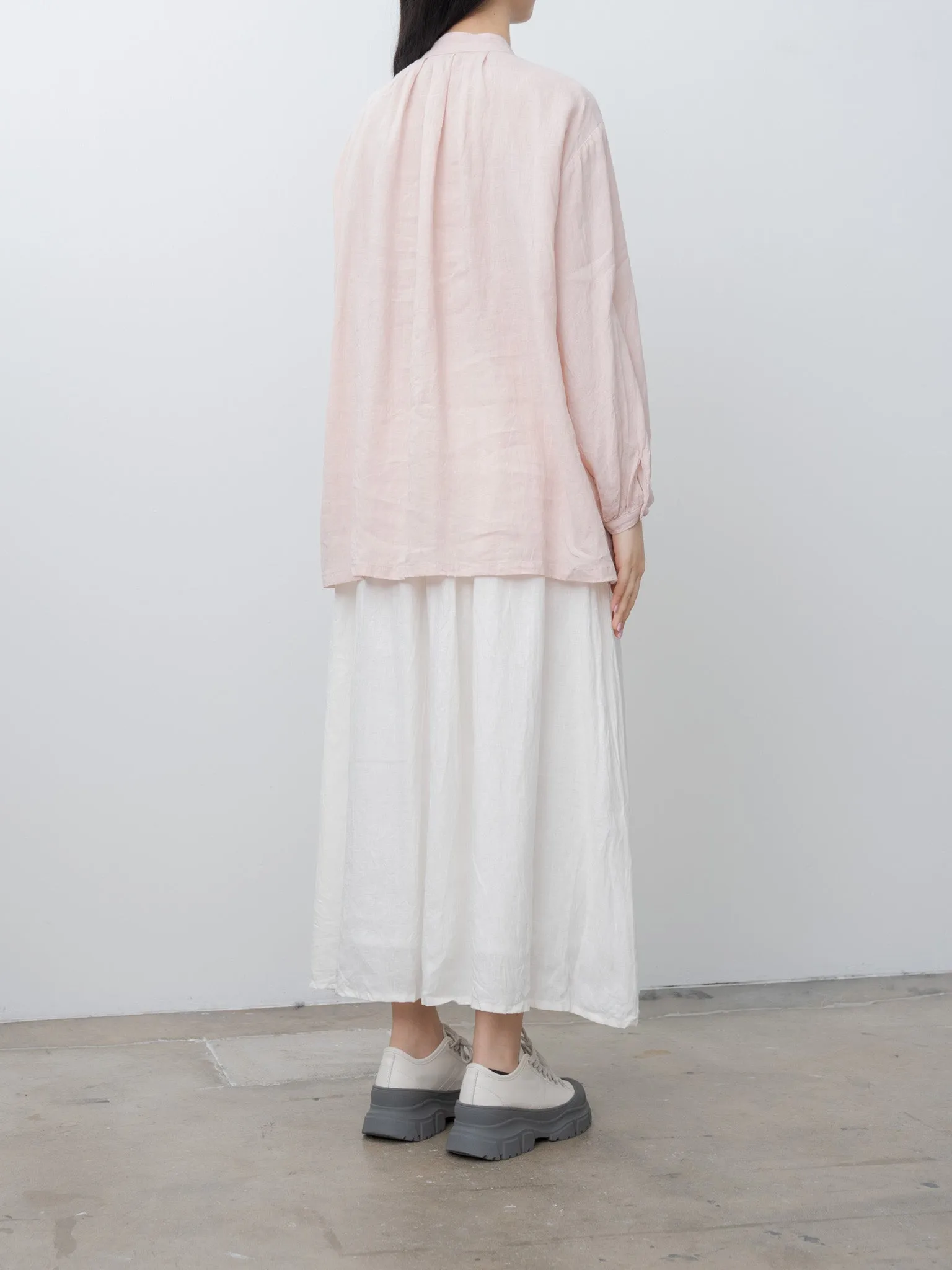 French Linen Shirt - Pink sold by Namu Shop product image thumbnail 5