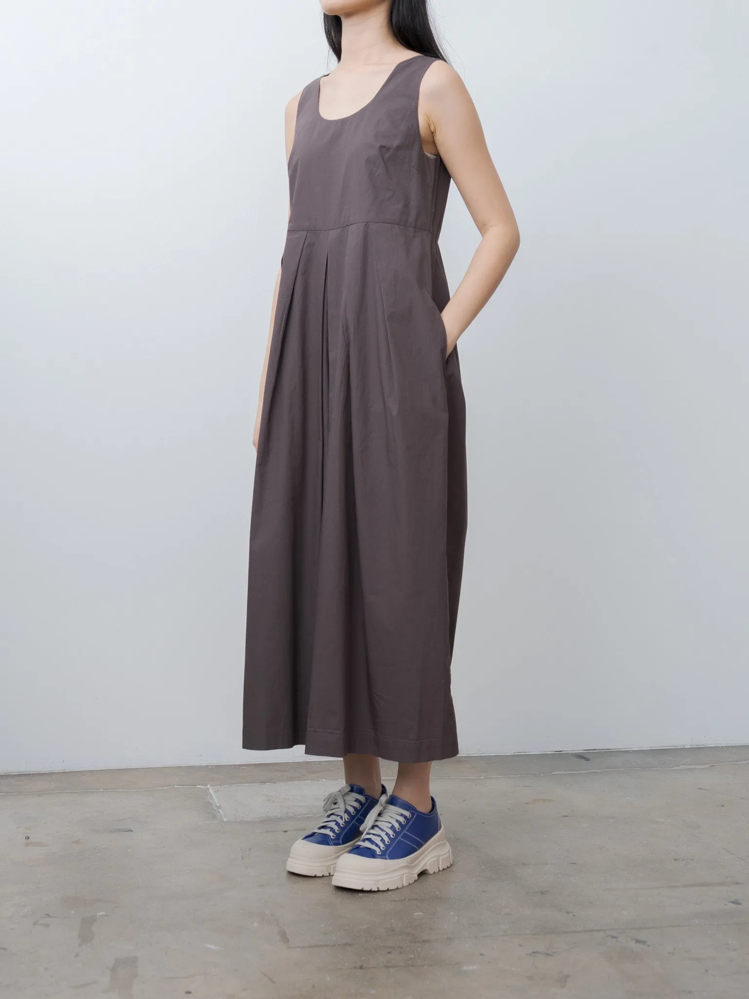 Wide-Leg Jumpsuit - Chocolate sold by Namu Shop product image thumbnail 4