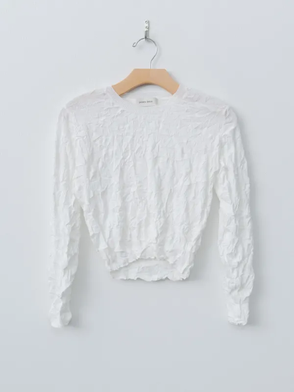 Crinkled Pullover - White sold by Namu Shop