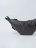 Medium Croissant Bag - Dark Chocolate (soft nappa leather) sold by Namu Shop