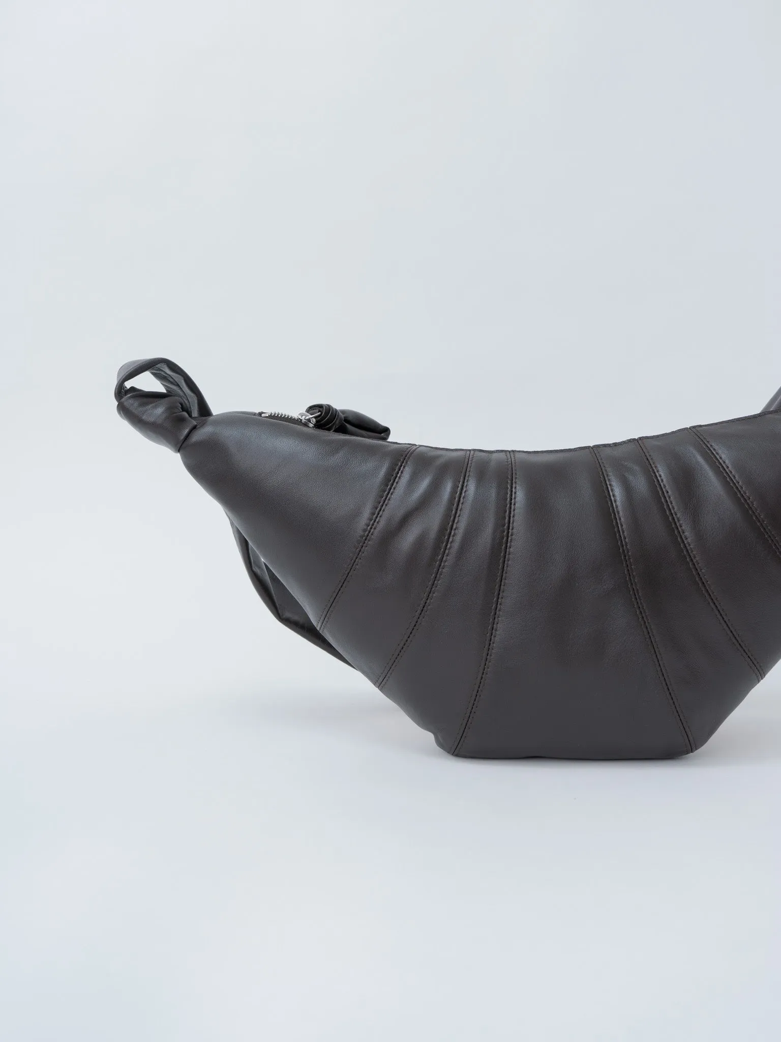 Medium Croissant Bag - Dark Chocolate (soft nappa leather) sold by Namu Shop product image thumbnail 5