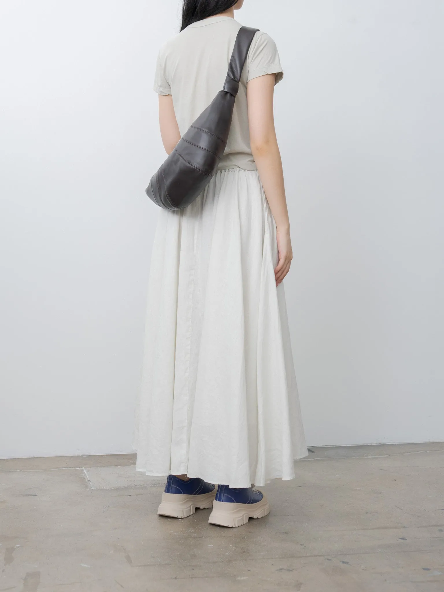 Medium Croissant Bag - Dark Chocolate (soft nappa leather) sold by Namu Shop product image thumbnail 3