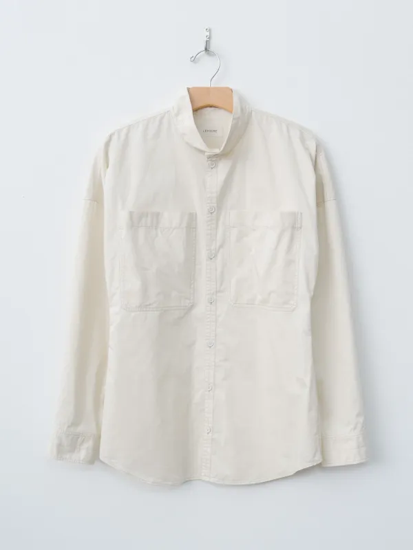 Fitted Shirt - Creamy White sold by Namu Shop