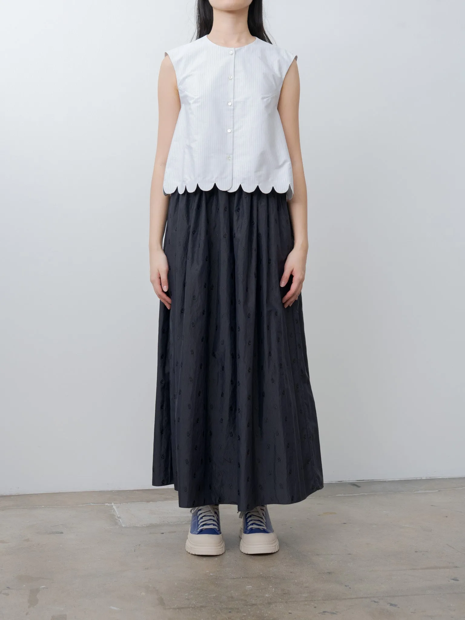 A Cropped Top - Light Blue Stripe sold by Namu Shop product image thumbnail 2