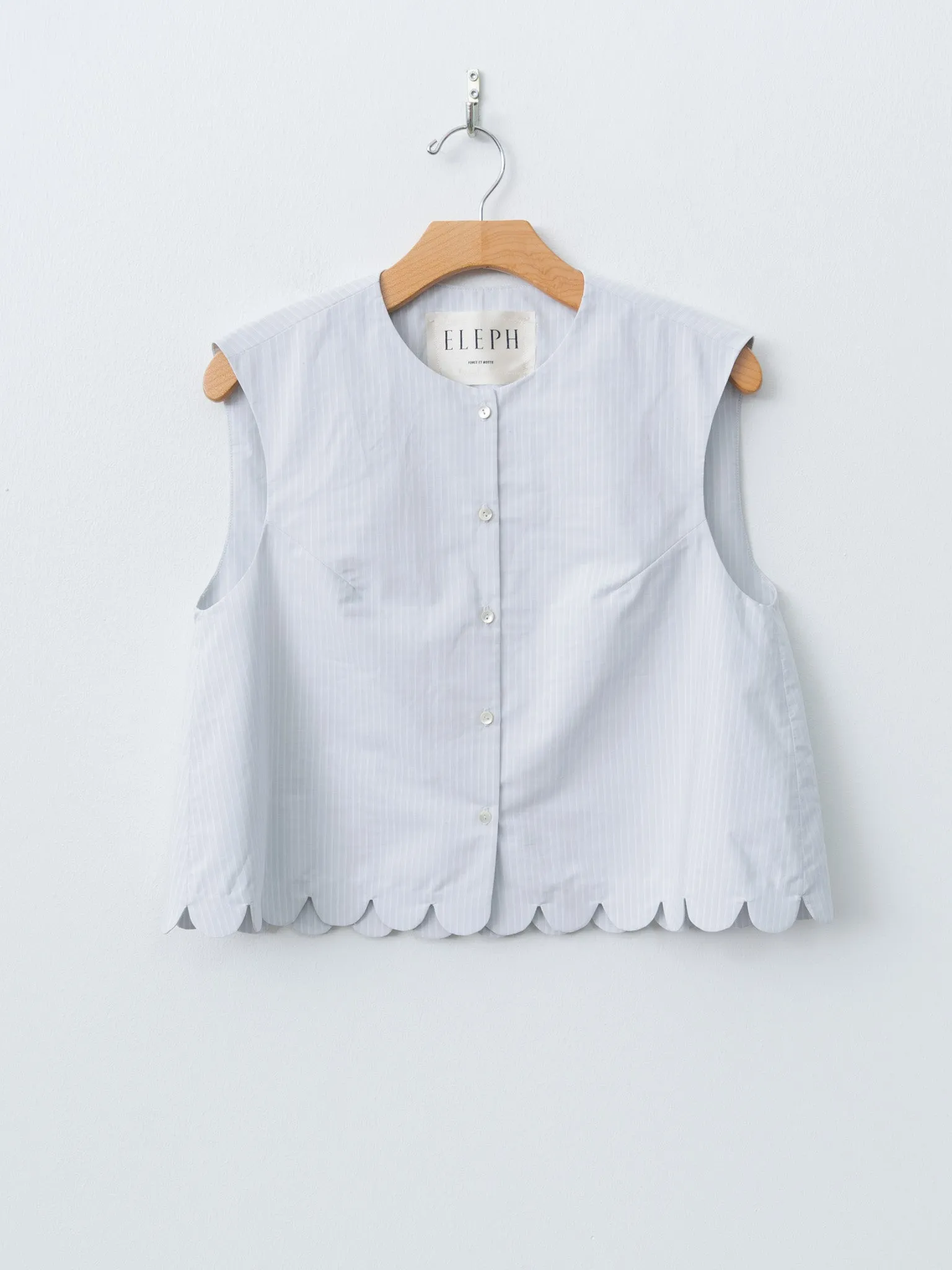 A Cropped Top - Light Blue Stripe sold by Namu Shop