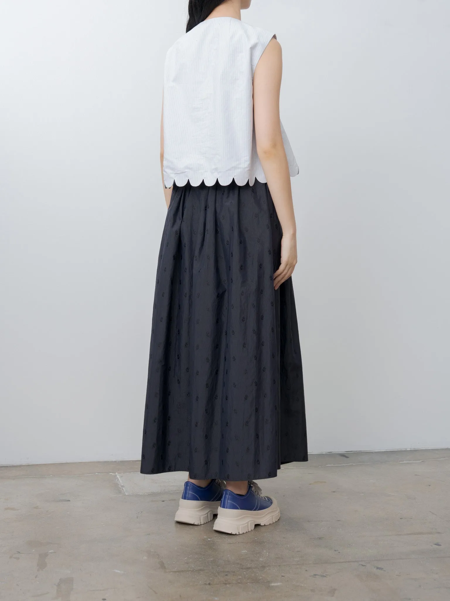 A Cropped Top - Light Blue Stripe sold by Namu Shop product image thumbnail 4