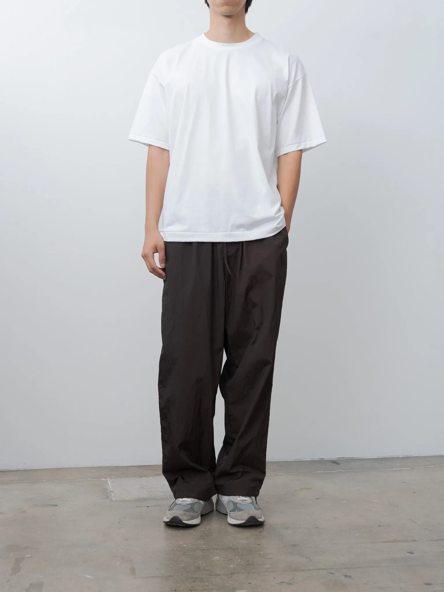Hand Dyed Nylon Over Pants - Brown sold by Namu Shop product image thumbnail 2