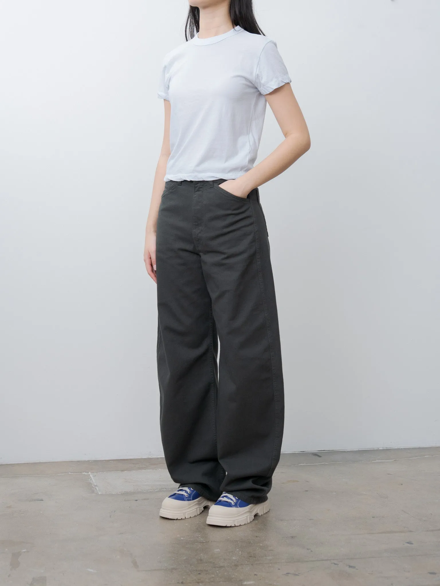 Fresca Single Jersey Tight Fit T-Shirt - Sax sold by Namu Shop product image thumbnail 3