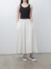 Natural Dyed Linen Lawn Gathered Skirt - Off White Mint sold by Namu Shop