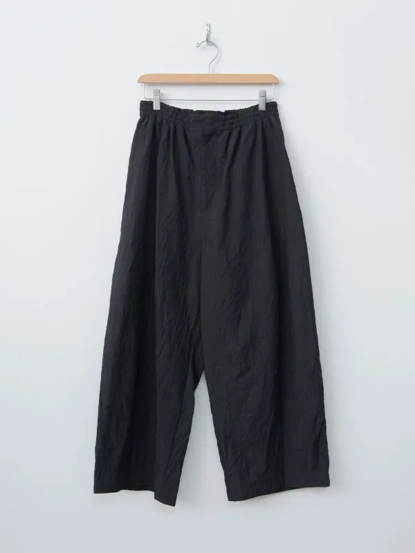 Catch Washer Cotton Easy Wide Pants - Black sold by Namu Shop