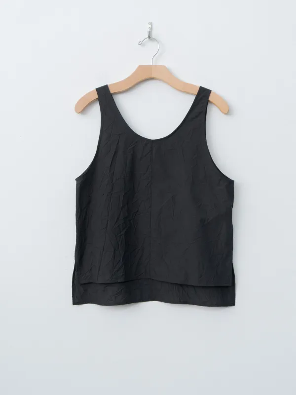 Catch Washer Cotton Tank Top Pullover - Black sold by Namu Shop