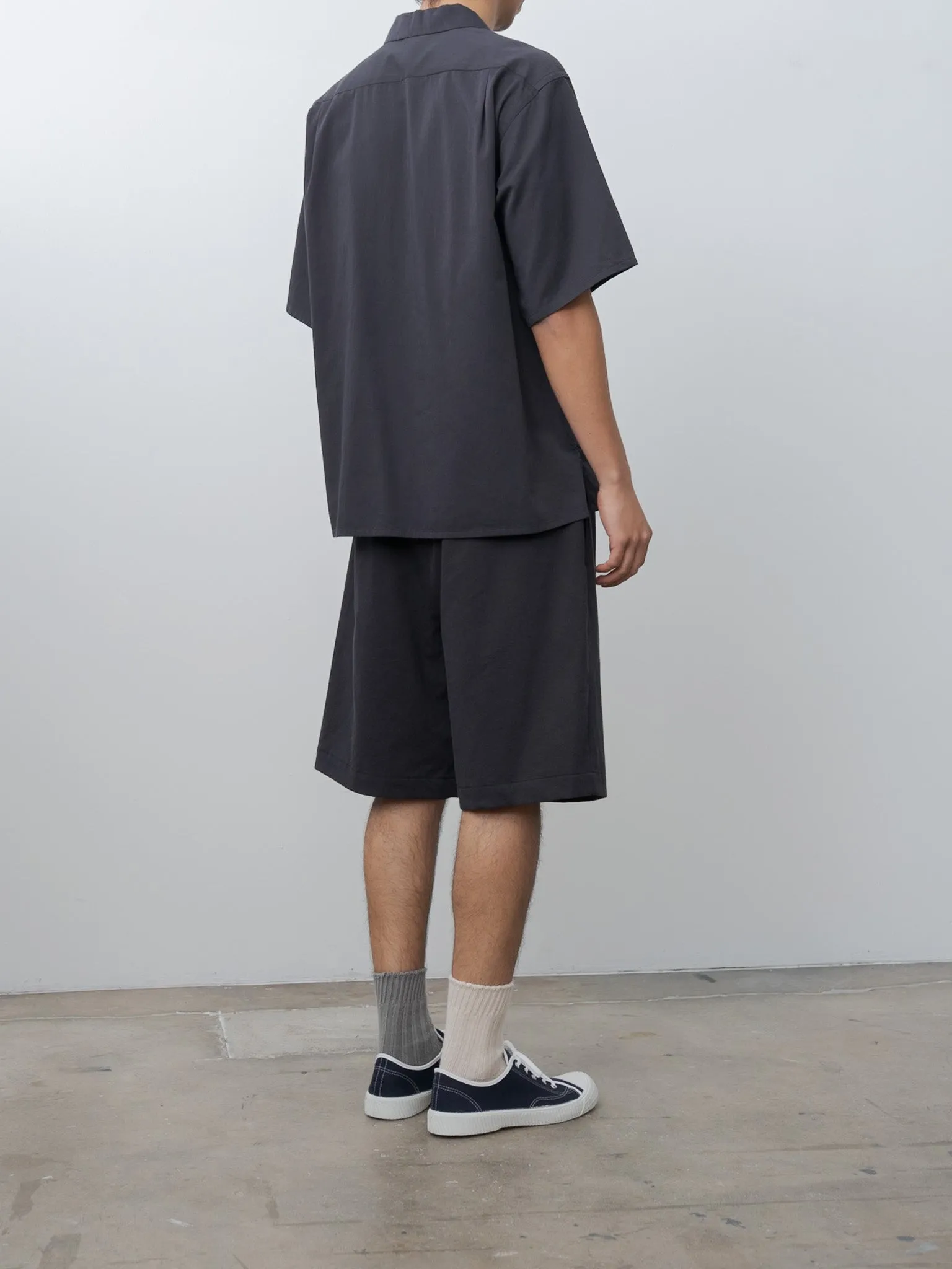 Organic Cotton Tencel Chino Shorts - Navy sold by Namu Shop product image thumbnail 3