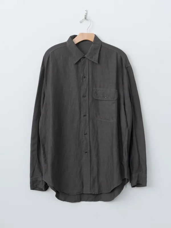 Viscose Linen Shirt - Charcoal sold by Namu Shop