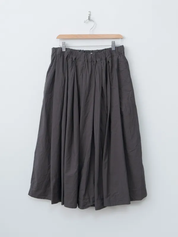 Pleated Long Skirt TC - Brown sold by Namu Shop
