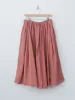 Pleated Long Skirt TC - Coral sold by Namu Shop