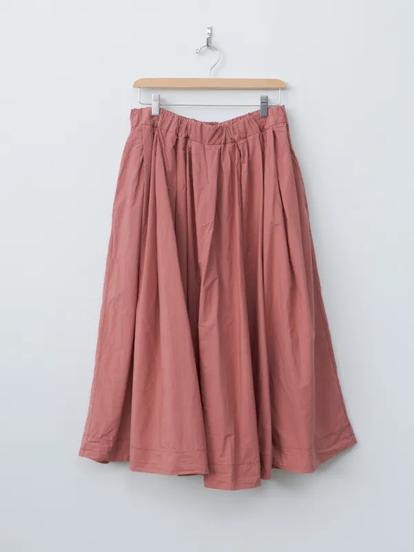 Pleated Long Skirt TC - Coral sold by Namu Shop