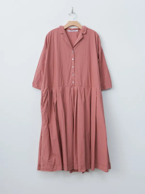 Pleated Collar Dress TC - Coral made by Album di Famiglia