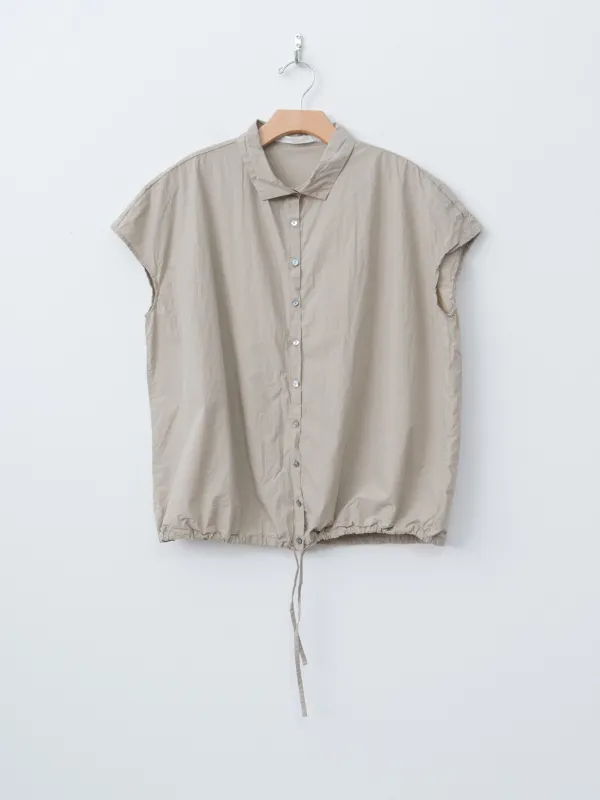 Short Sleeveless Shirt TC - Stone sold by Namu Shop