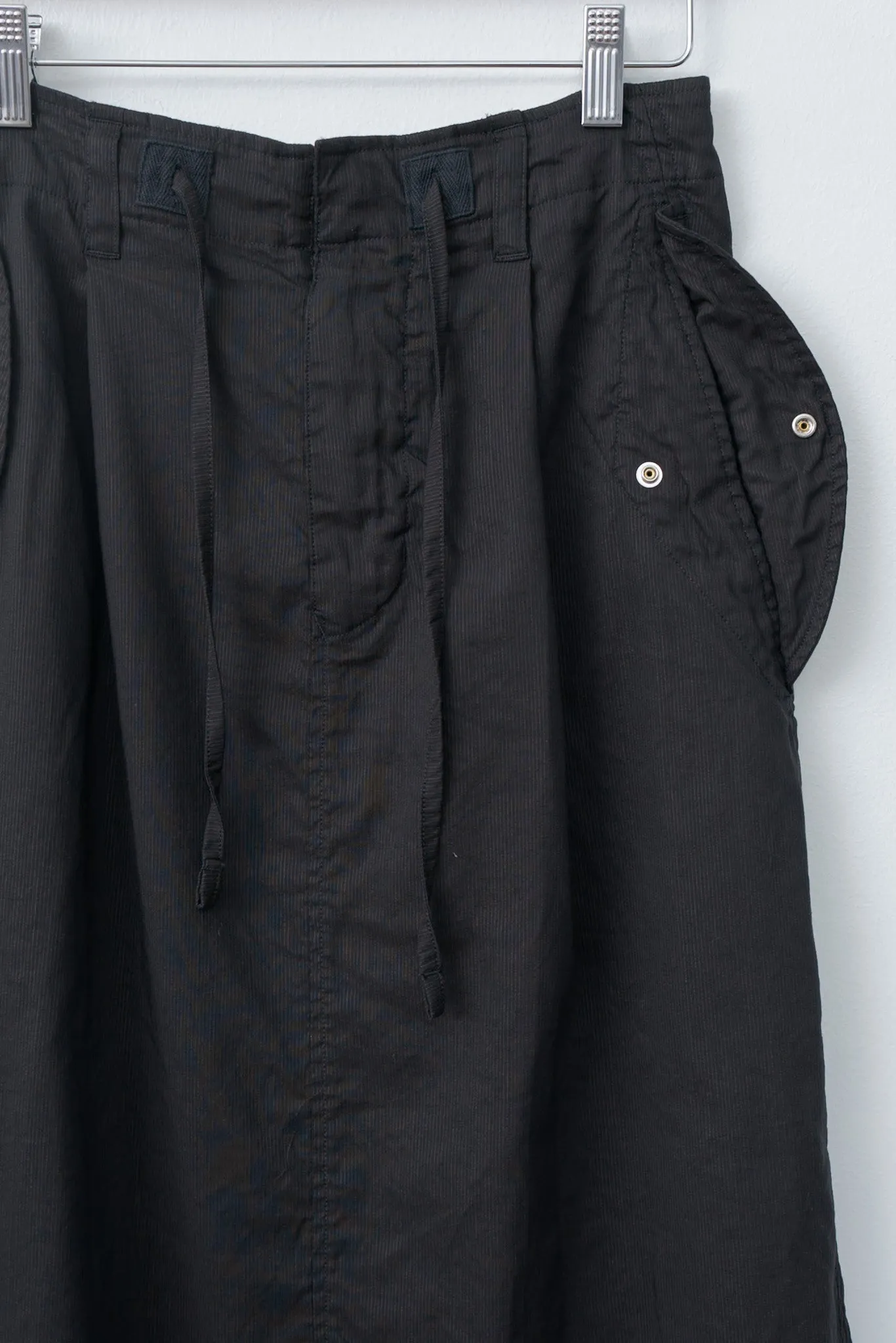 Washed & Wrinkled Cordlane Maxi Skirt - Black sold by Namu Shop product image thumbnail 5