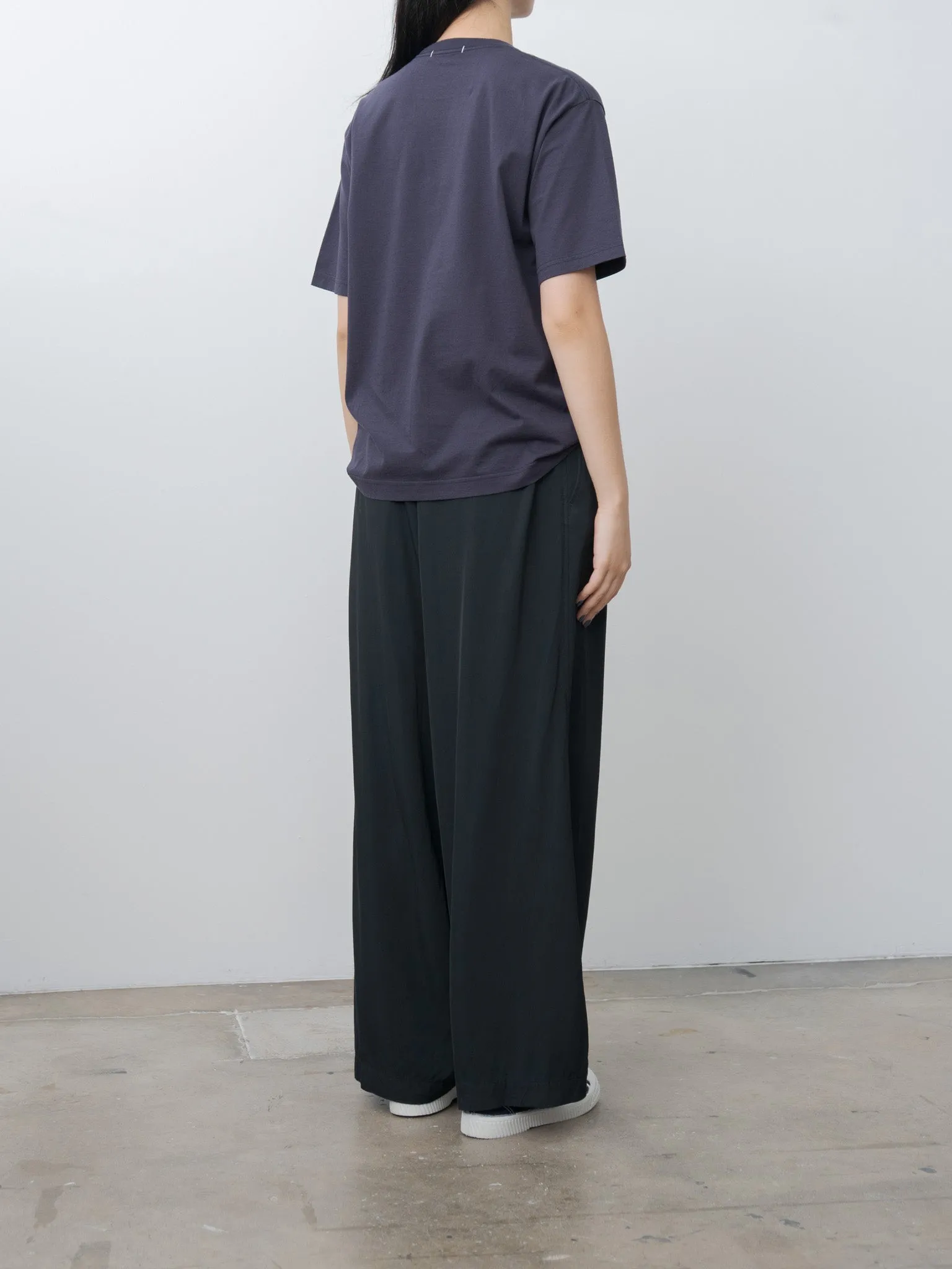 Viscose Gabardine Big Easy Trousers - Black Navy sold by Namu Shop product image thumbnail 4