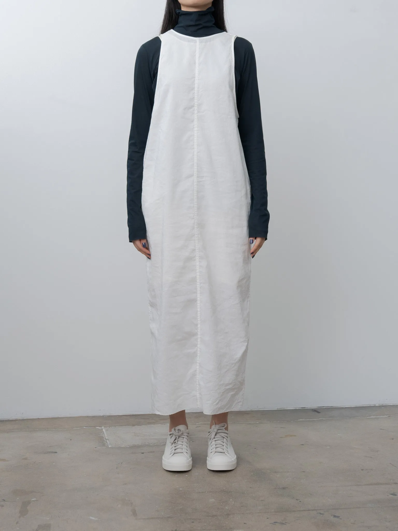 Twisted Cotton Sheer Jersey High Neck L/S - Navy sold by Namu Shop product image thumbnail 2