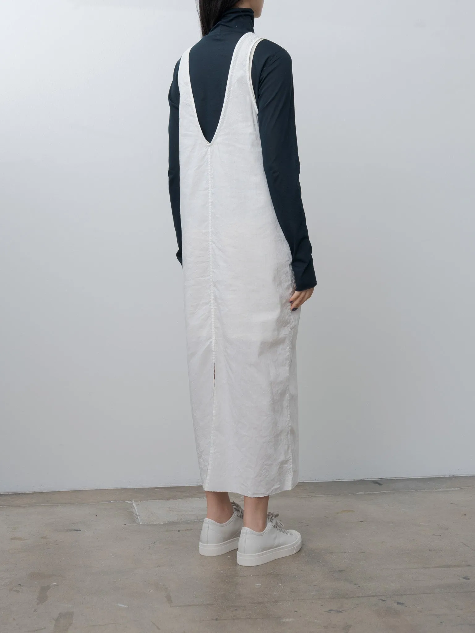 Twisted Cotton Sheer Jersey High Neck L/S - Navy sold by Namu Shop product image thumbnail 4