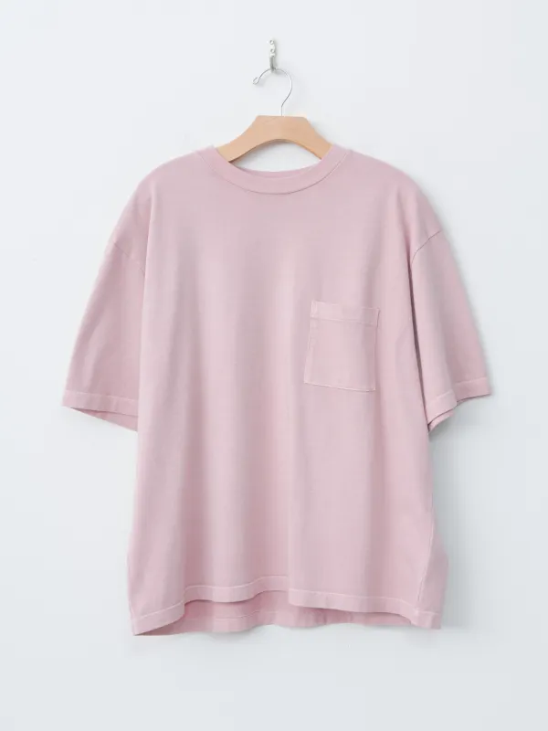 Classic Tee S/S Pocket Wide - Fade Sulfur Rose sold by Namu Shop