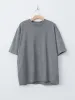 Hollow Yarn Plain Tee - Fade Black sold by Namu Shop